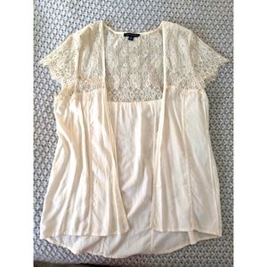 American Eagle short sleeve cover-up